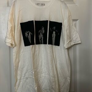 Lady Gaga Joanne White Graphic T-Shirt
